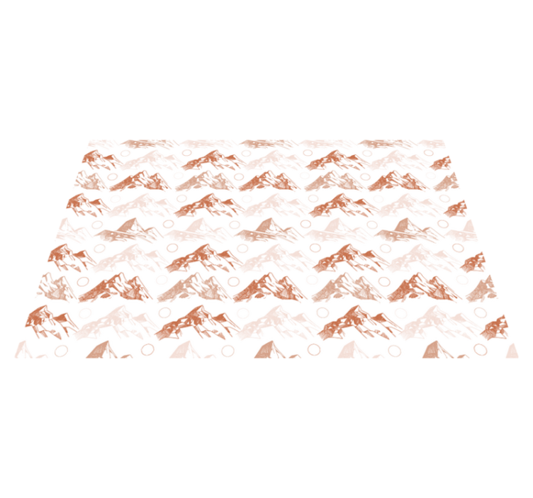 Vuoristokuvio luonto vinyylimatto - Tenstickers