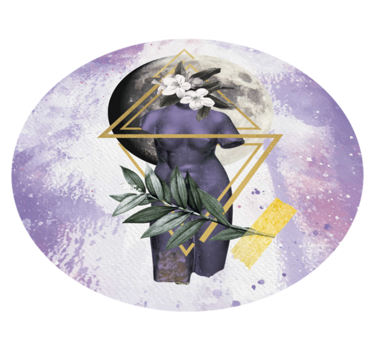 Digitaalinen kollaasi vinyylimatto moderni - Tenstickers