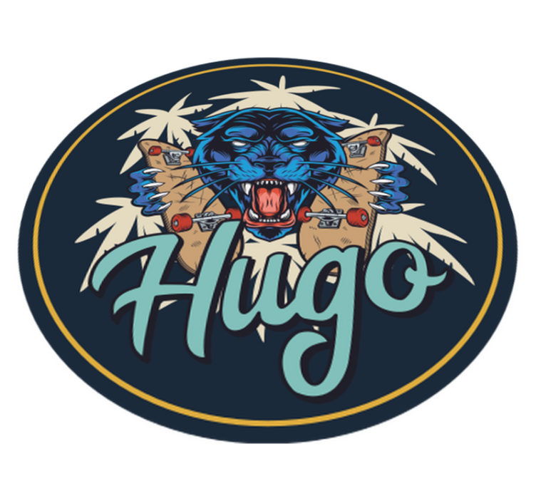 Mukautettu pantteri vinyylimatto eläin - Tenstickers