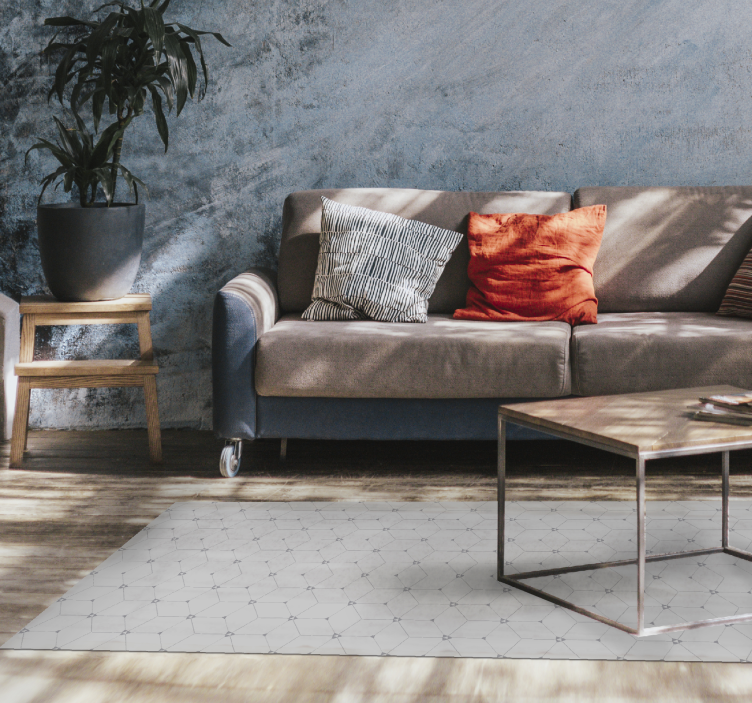 3d kuutio moderni vinyylimatto - Tenstickers