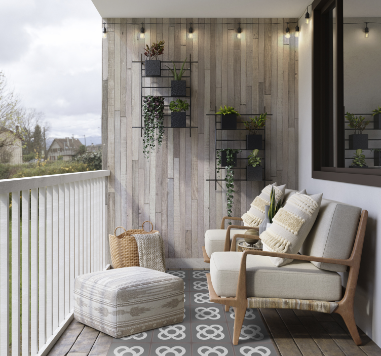 Matto pvc panot barcelona mosaiikki - Tenstickers