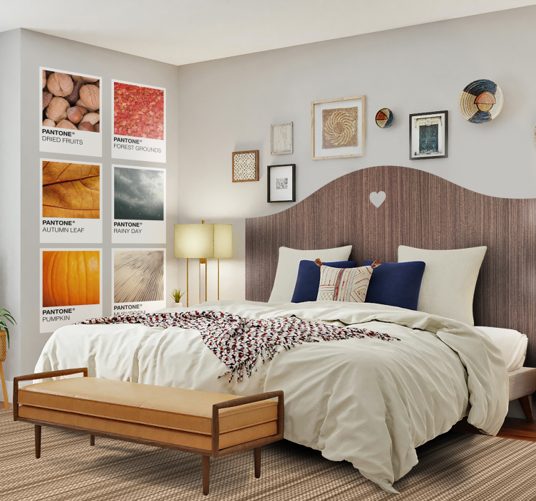 Luonnonkuidun jäljitelmä Tekstuuri vinyylimatto - Tenstickers