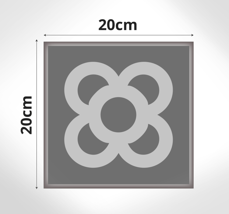 Matto pvc panot barcelona mosaiikki - Tenstickers