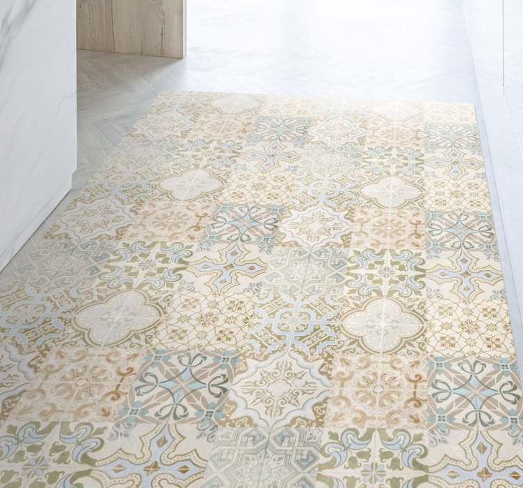 Antiikki espanjalaistyylinen vinyylimatto - Tenstickers