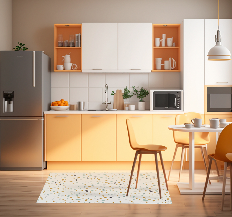 Pohjoismainen tyyli terrazzo Tekstuuri vinyylimatto - Tenstickers