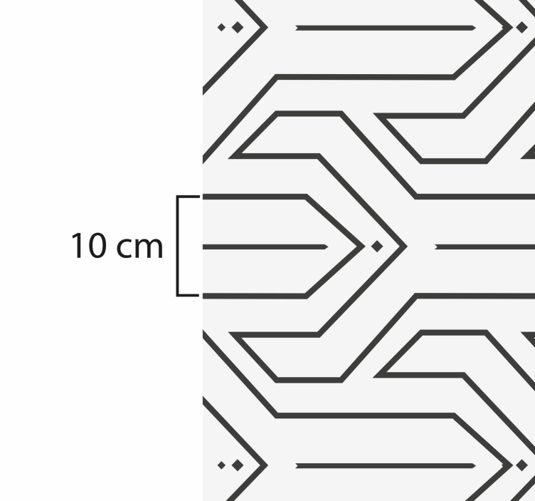 Patrón geometrico geometrinen vinyylimatto - Tenstickers