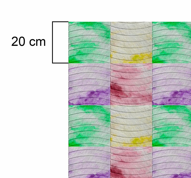 Ramblas laatat olohuone vinyylimatto - Tenstickers