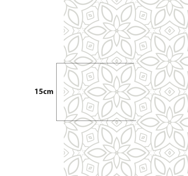 Keittiön symmetria vinyylimatto keittiöön - Tenstickers