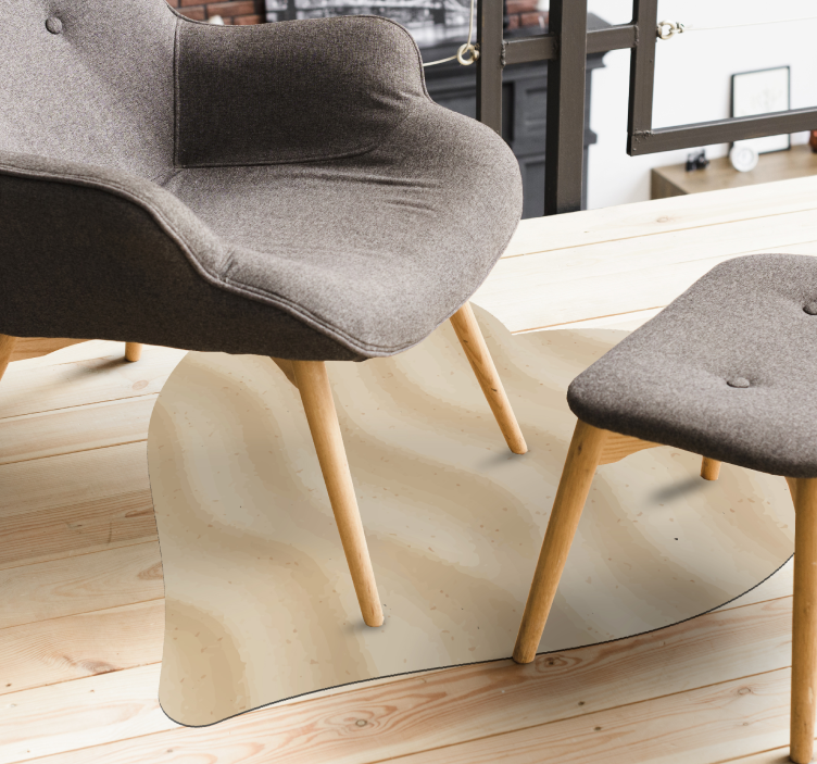 Aaltoileva sydämen muotoinen Tekstuuri vinyylimatto - Tenstickers