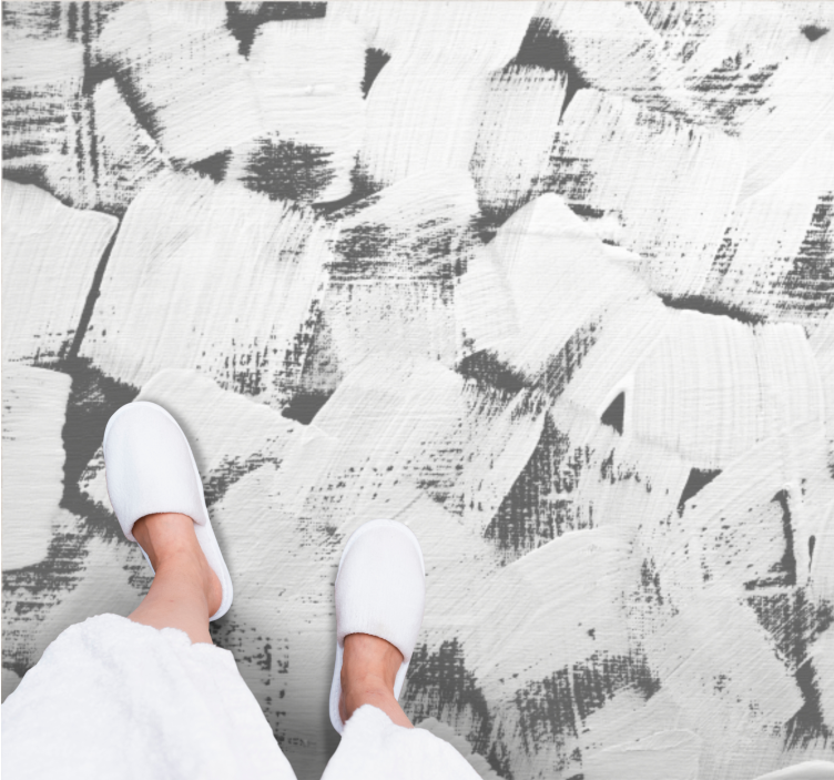 Abstrakti harjattu rakenne Tekstuuri vinyylimatto - Tenstickers