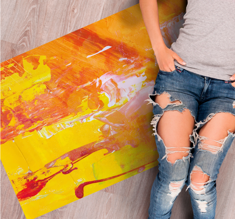 Abstrakti marmorointi Tekstuuri vinyylimatto - Tenstickers