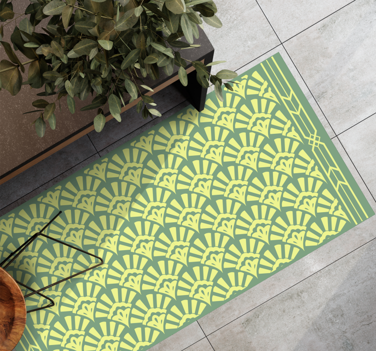 Auringonpurkaus kukka kaakeli vinyylimatto - Tenstickers