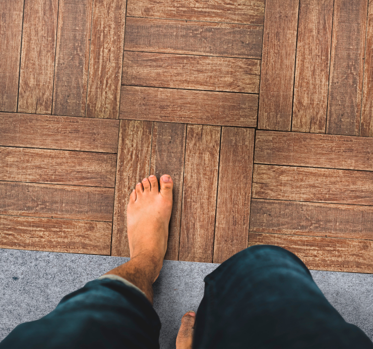 Betonin jäljitelmäkuvioitu muotoilu ulkona vinyylimatto - Tenstickers