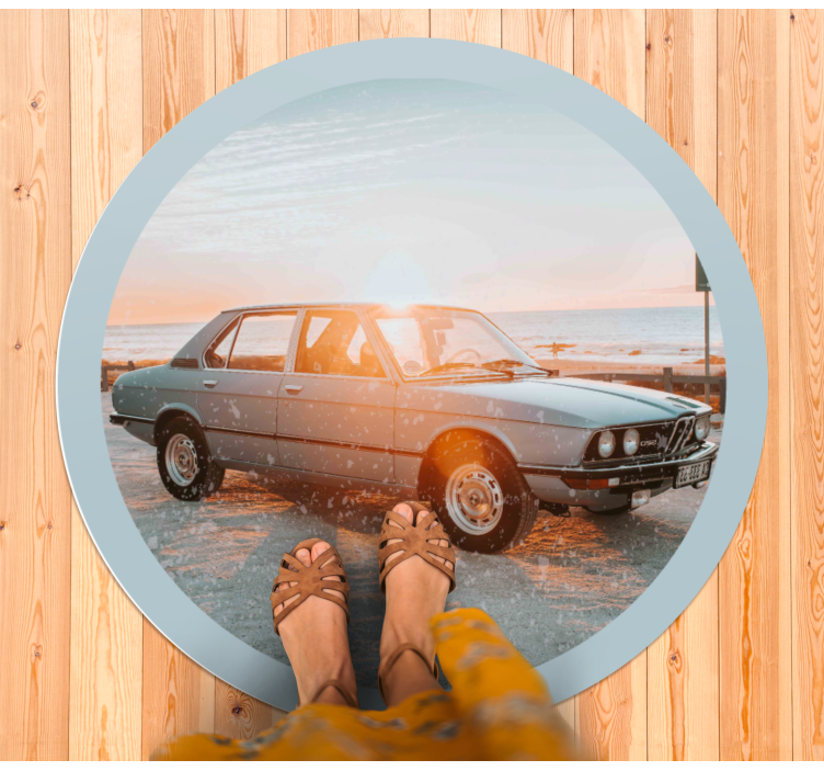 Bmw 3. 0 vinyylimatto retro - Tenstickers