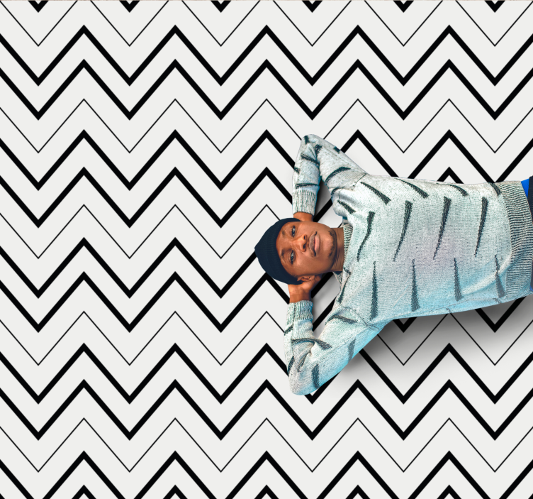 Minimalistinen vinyylimatto viistovaihtoehto - Tenstickers