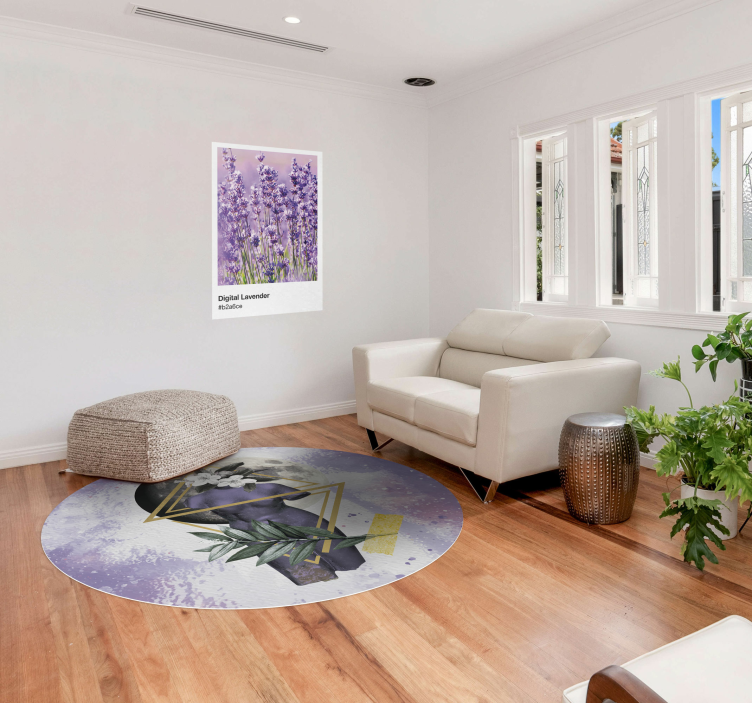 Digitaalinen kollaasi vinyylimatto moderni - Tenstickers