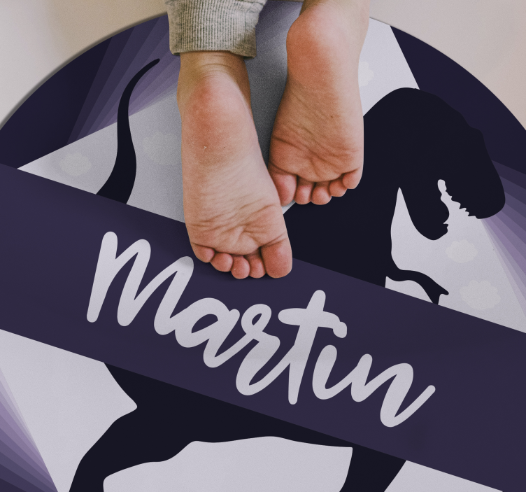 Velociraptor nimellä vinyylimatto - Tenstickers