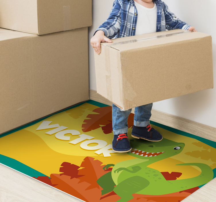 Dinosaurus vinyylimatto nimellä - Tenstickers