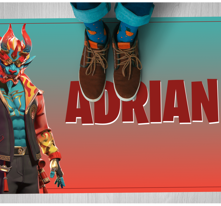 Pelihahmo nimeltä teinin vinyylimatto - Tenstickers