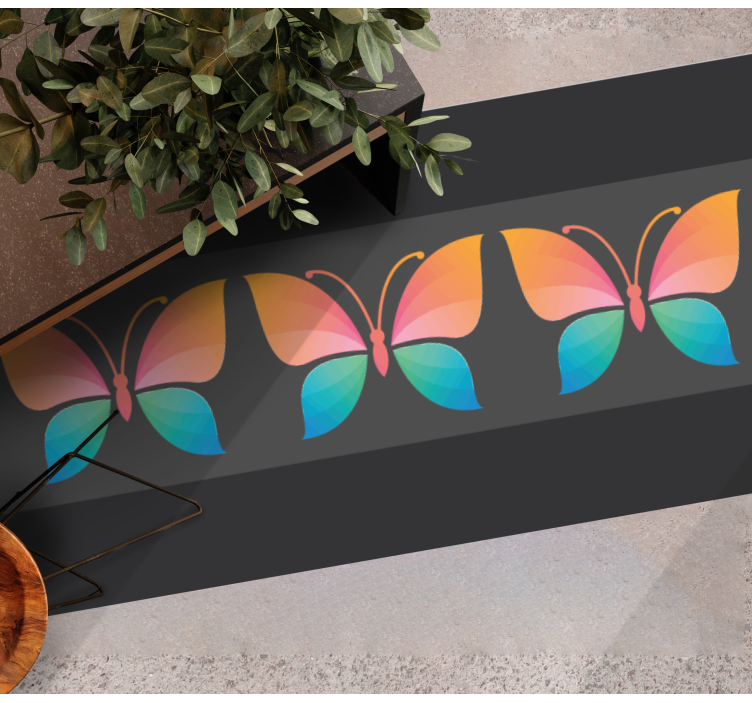 Eloisa perhonen käsite luonto vinyylimatto - Tenstickers