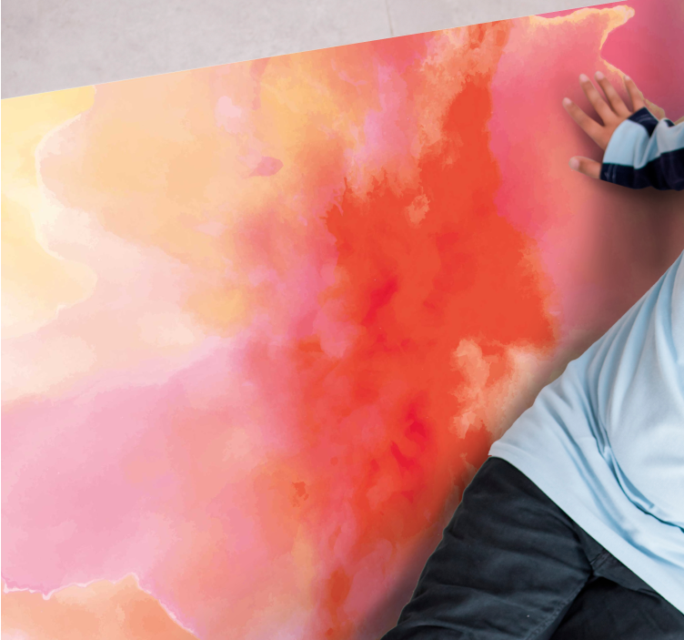 Eloisia abstrakteja sävyjä vinyylimatto - Tenstickers