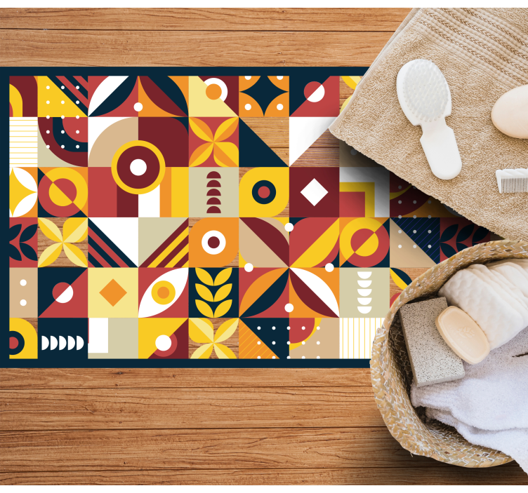 Eloisia sävellyksiä kaakeli vinyylimatto - Tenstickers