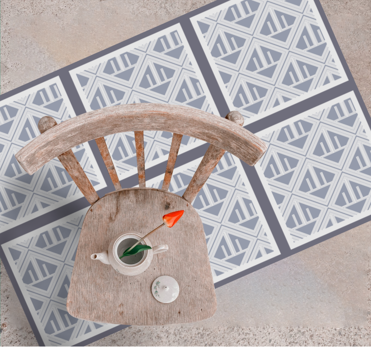 Geometrinen kuviosarja vinyylimatto geometrinen - Tenstickers