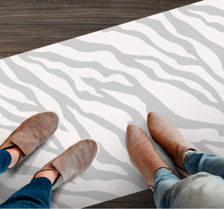 Harmaat seepraraidat eläin vinyylimatto - Tenstickers