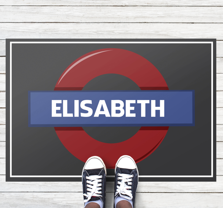 Maanalainen kyltti nimi vinyylimatto - Tenstickers