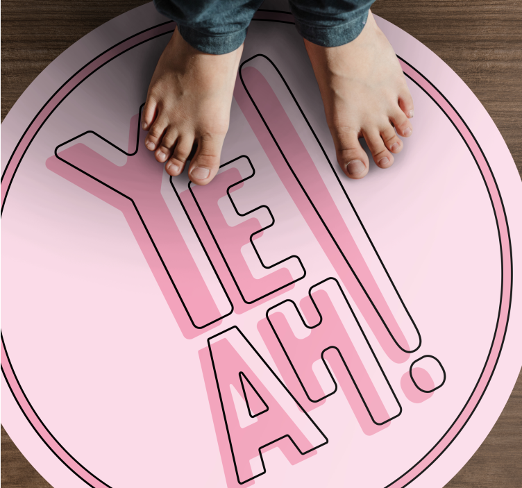 Ilmeikäs tekstimotiivi lauseke vinyylimatto - Tenstickers