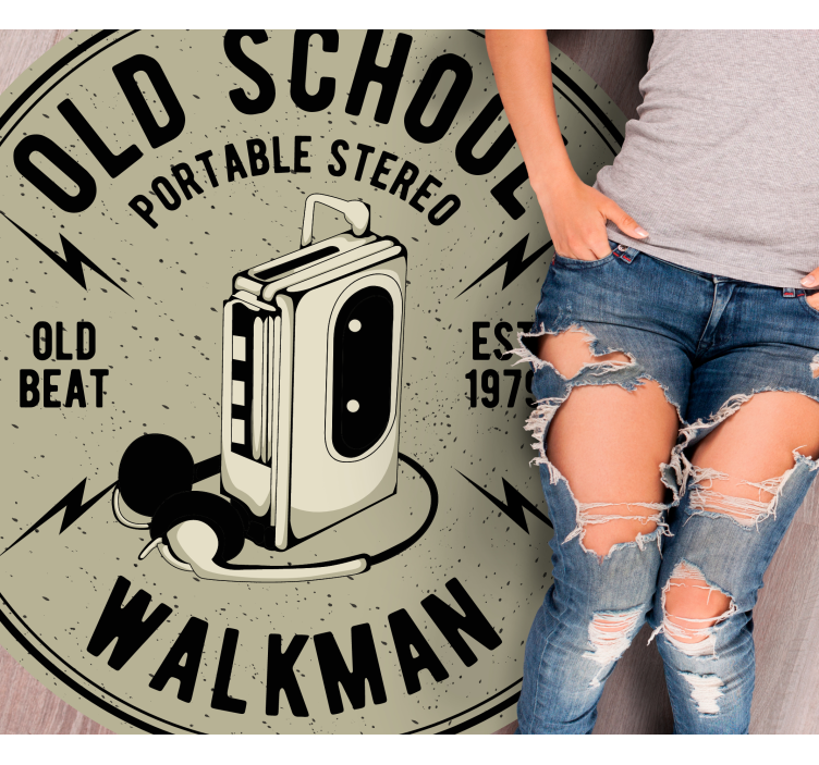 Kannettava retro stereo vintage vinyylimatto - Tenstickers