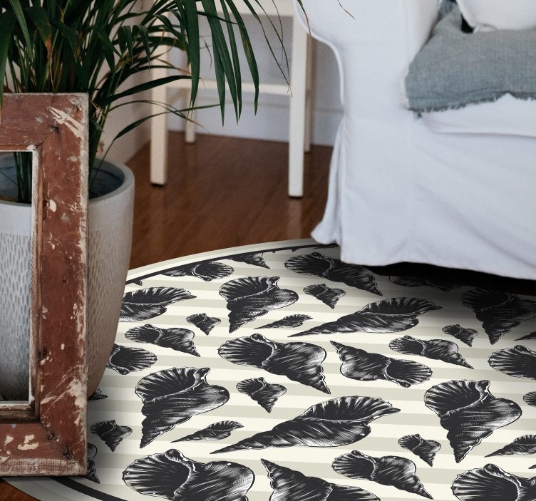 Kasvitieteellinen lehtien aihe kukka vinyylimatto - Tenstickers