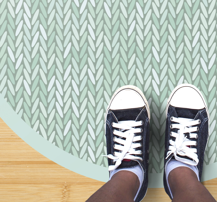 Kiina kudottu moderni vinyylimatto - Tenstickers