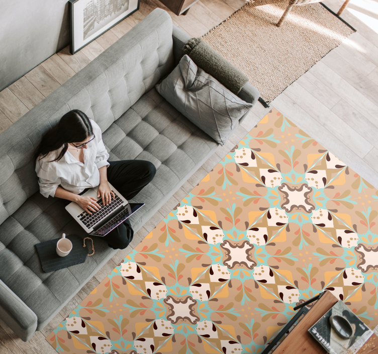 Klassiset laatat laatta vinyylimatto - Tenstickers