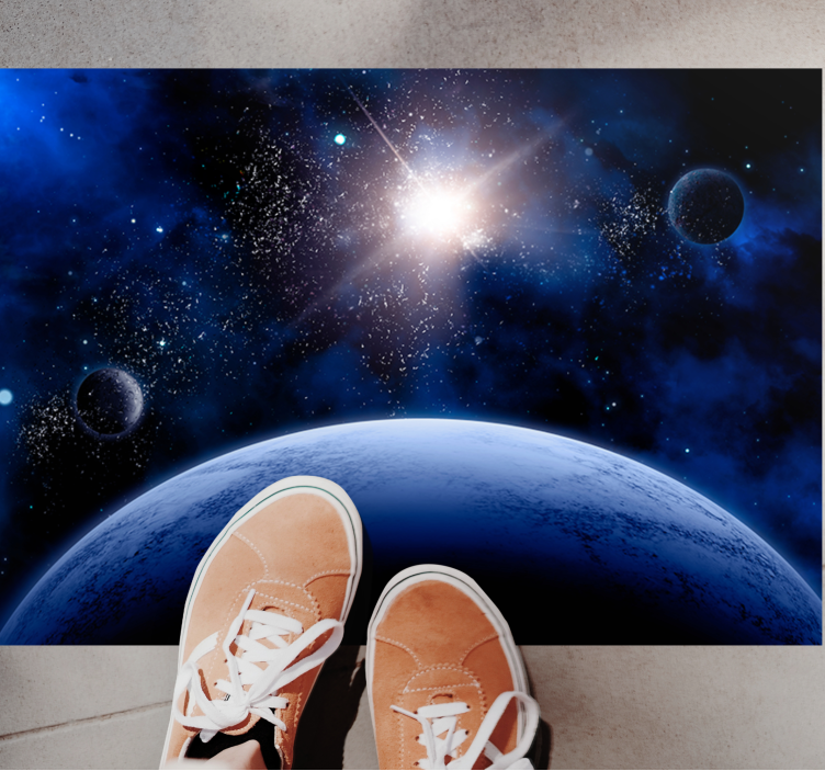 Kosminen tähtimaisema vinyylimatto - Tenstickers