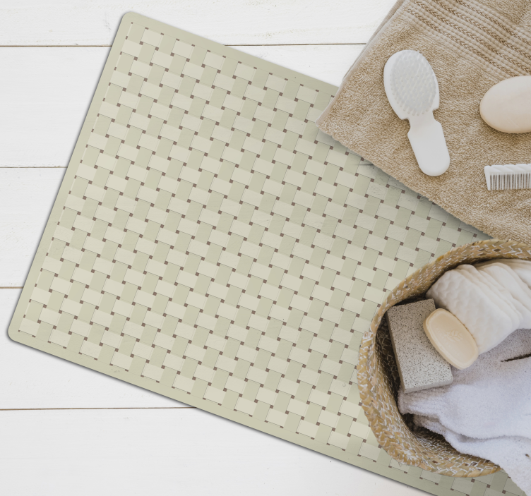 Kudottu rakenne Tekstuuri vinyylimatto - Tenstickers