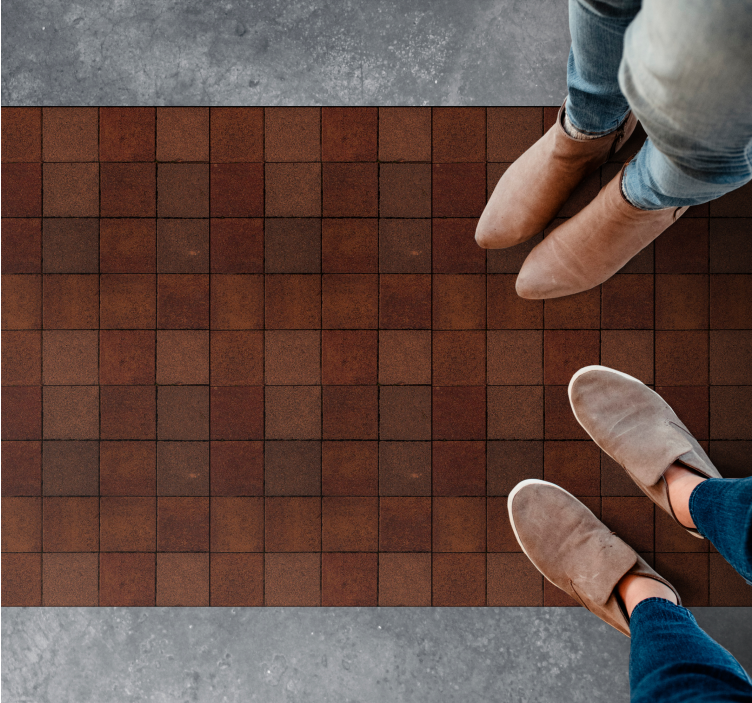 Maanläheinen laatoitettu pinta laatta vinyylimatto - Tenstickers