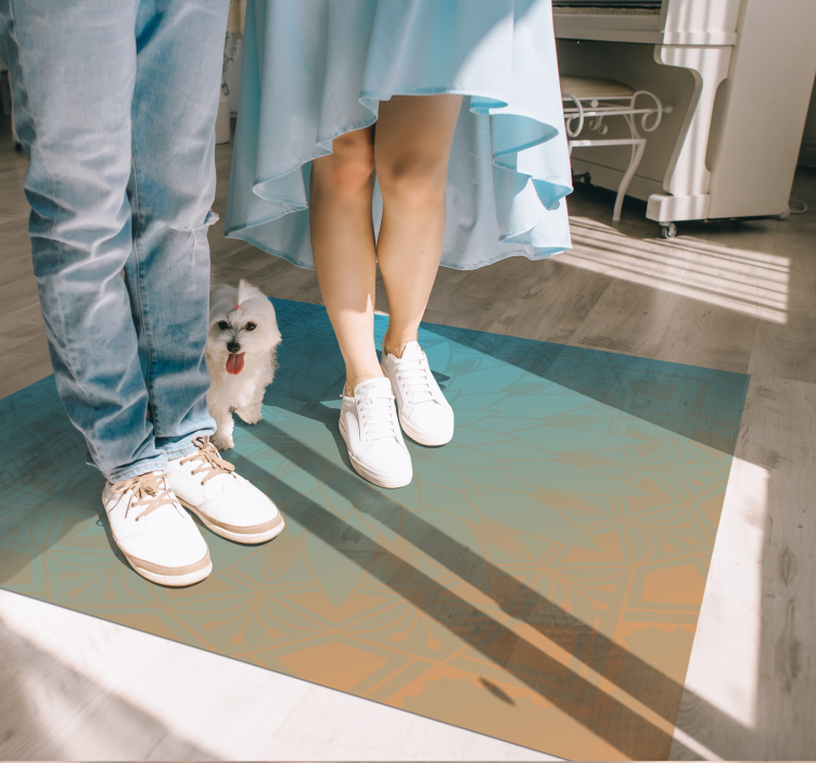 Mandala gradientti vinyylimatto mandala - Tenstickers