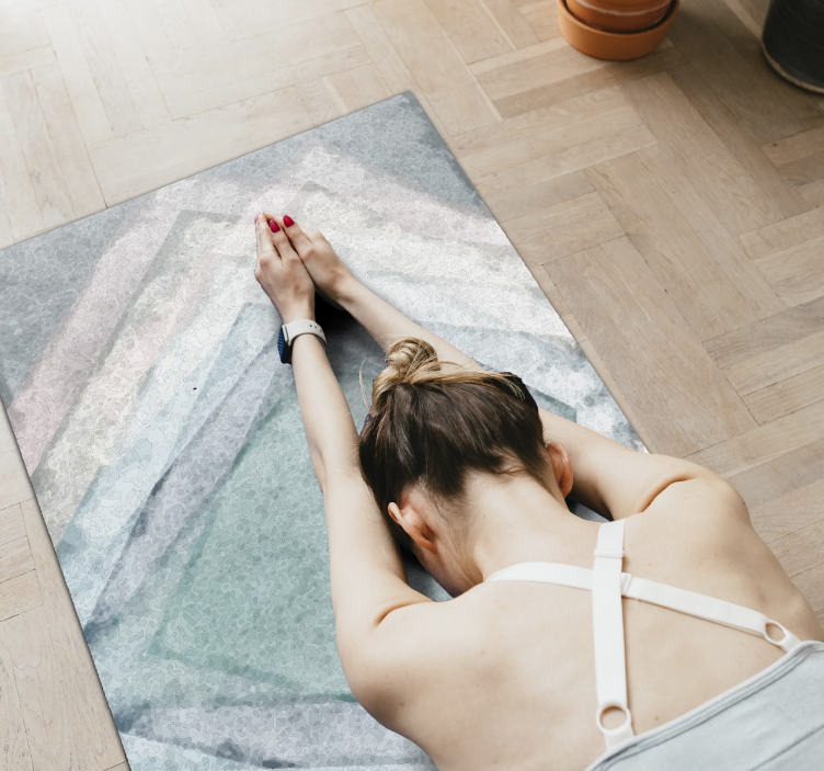 Marmorinen symmetria marmori vinyylimatto - Tenstickers