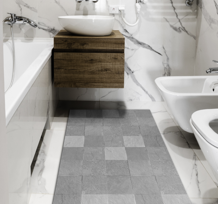 Matto laatat vinyylimatto kivinen - Tenstickers