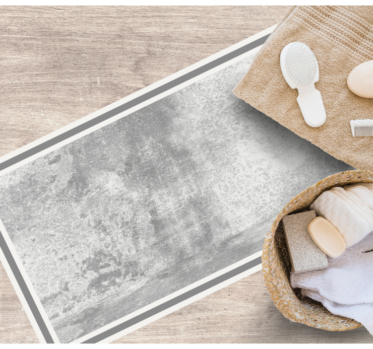 Minimalistinen kiinteä harmaa kivi vinyylimatto kivinen - Tenstickers