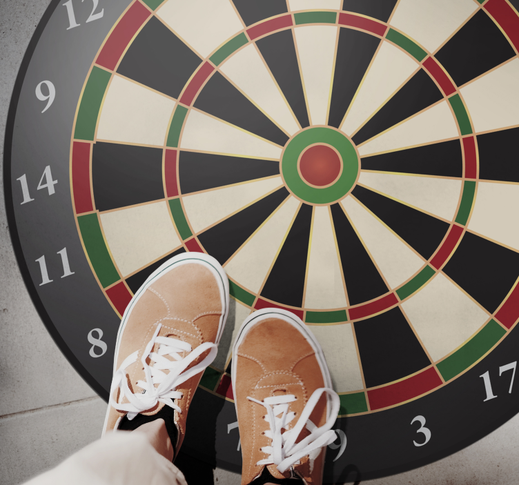 Moderni tikkataulu vinyylimatto peli - Tenstickers