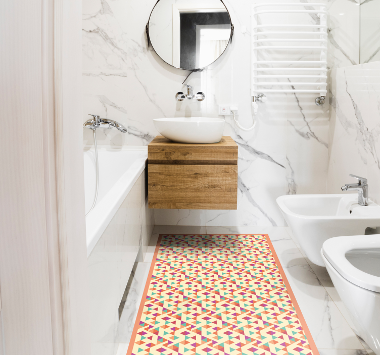Mosaiikkikuvioinen juoksija vinyylimatto mosaiikki - Tenstickers