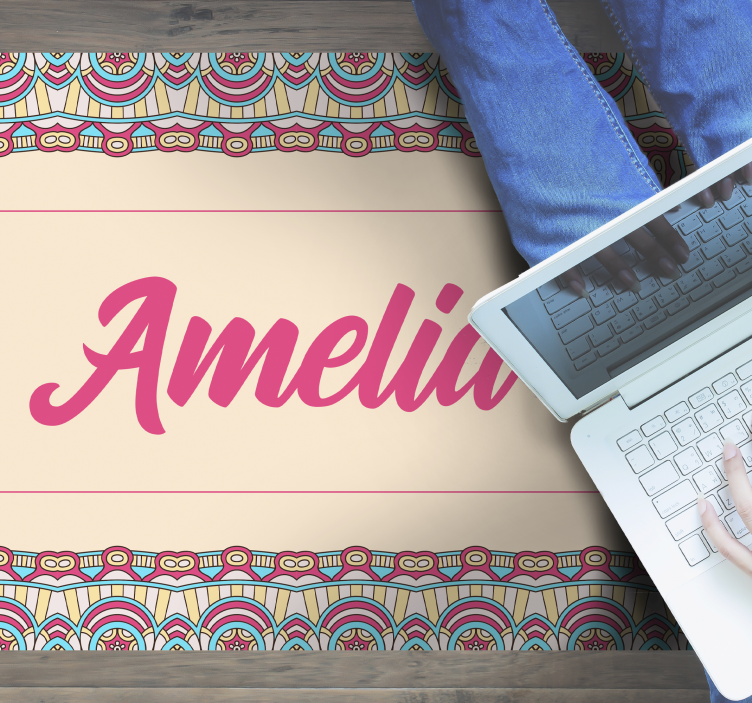 Boheemi räätälöity suunnittelu teinin vinyylimatto - Tenstickers