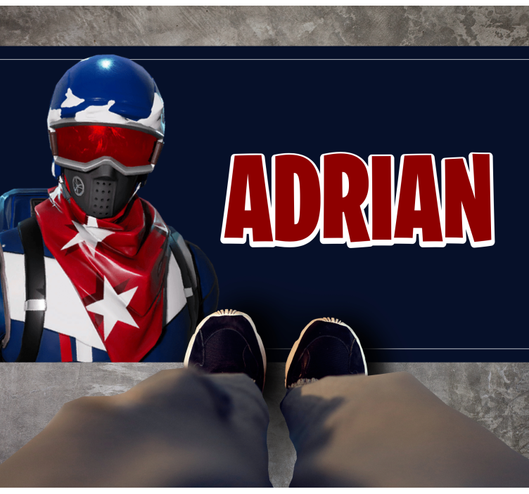 Mukautettu sankarisuunnittelu vinyylimatto - Tenstickers