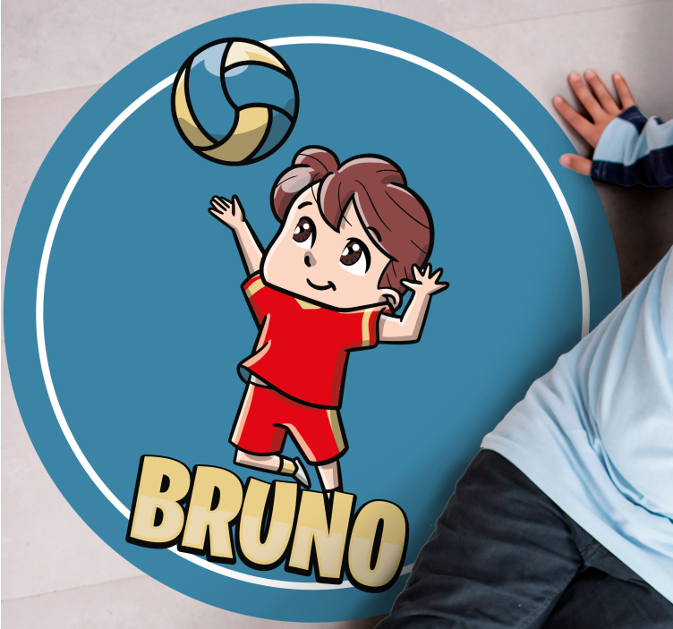 Muokattavissa oleva urheilulaji nimi vinyylimatto - Tenstickers