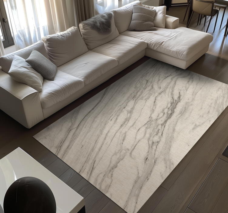 Norsunluun sävyinen marmori vinyylimatto - Tenstickers