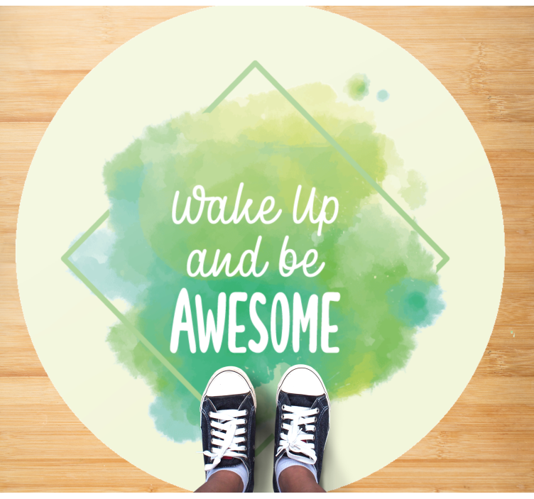 Päästää valloilleen poikkeuksellisen lauseke vinyylimatto - Tenstickers