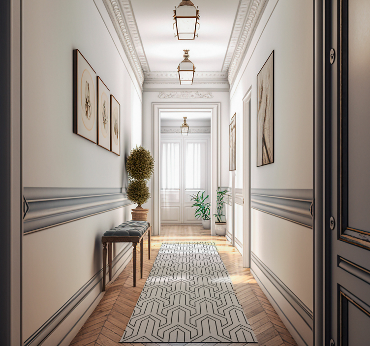 Patrón geometrico geometrinen vinyylimatto - Tenstickers