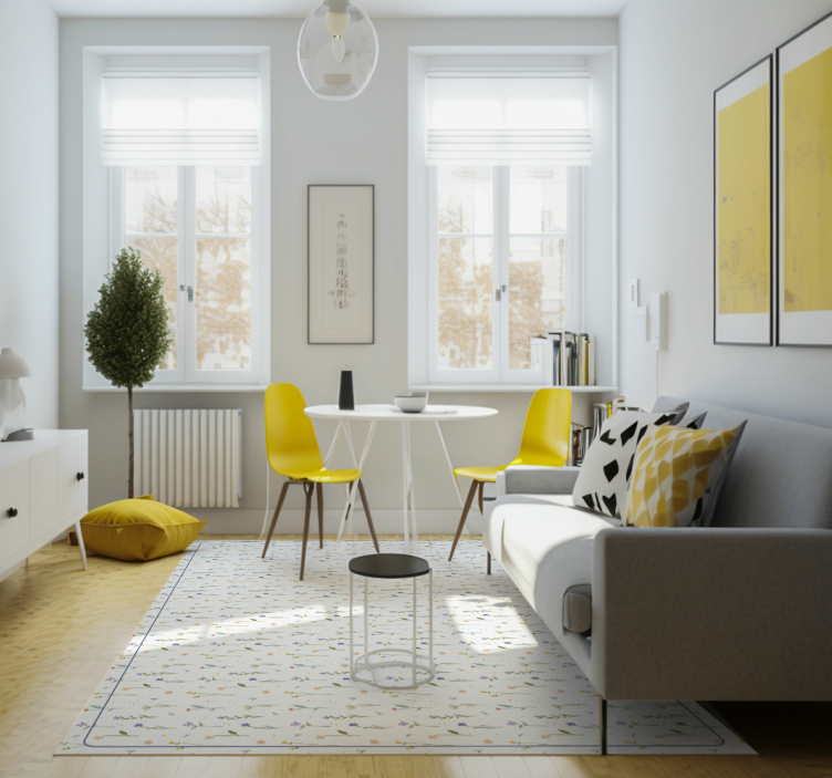 Pienet kevätoksat luonto teemainen vinyylimatto - Tenstickers